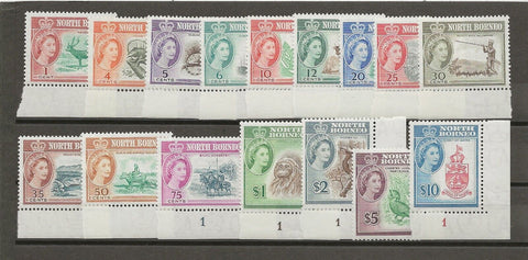 NORTH BORNEO 1961 SG 391/406 MNH Cat £180