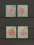 AUSTRALIA/VICTORIA 1895/96 SG D17/20 USED Cat £92