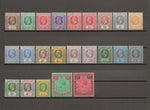 LEEWARD ISLANDS 1921/32 SG 58/60 MINT Cat £450