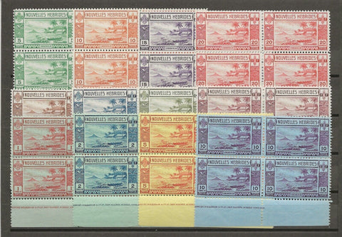 NEW HEBRIDES 1938 SG F53/64 MNH Cat £1200