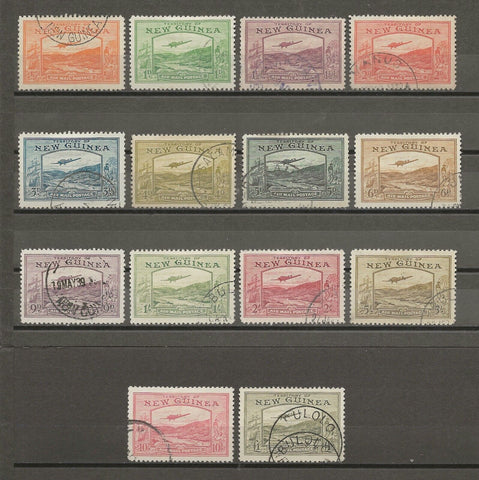 NEW GUINEA 1939 SG 212/25 USED Cat £850