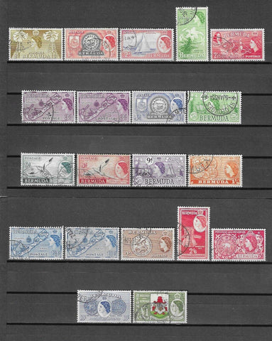 BERMUDA 1963/62 SG 135/50 USED Cat £40