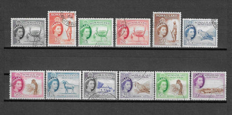 SOMALILAND 1953 SG 137/48 USED Cat £60