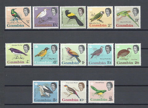 GAMBIA 1963 SG 193/205 MNH Cat £85