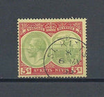 ST KITTS & NEVIS 1920/22 SG 34 USED Cat £42