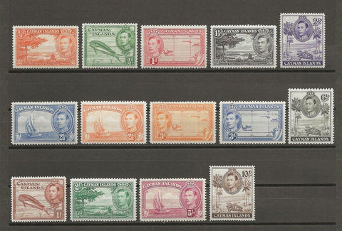 CAYMAN ISLANDS 1938/48 SG 115/26a MNH Cat £100