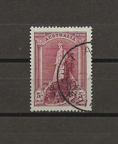 AUSTRALIA/BCOF 1946/47 SG J7a USED Cat £180. CERT