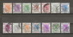 HONG KONG 1954/62 SG 178/91 USED Cat £42