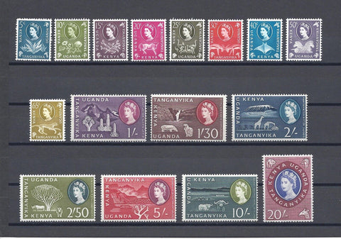 KENYA, UGANDA & TANGANYIKA 1960/62 SG 183/98 MNH Cat £70