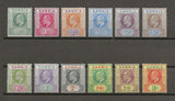 GAMBIA 1902/05 SG 45/56 MINT Cat £250