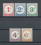 NYASALAND 1950 SG D1/5 MNH Cat £100