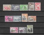 GOLD COAST 1952/54 SG 153/164 USED Cat £26