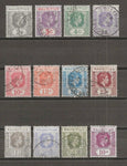 MAURITIUS 1938/49 SG 252/63a USED Cat £110