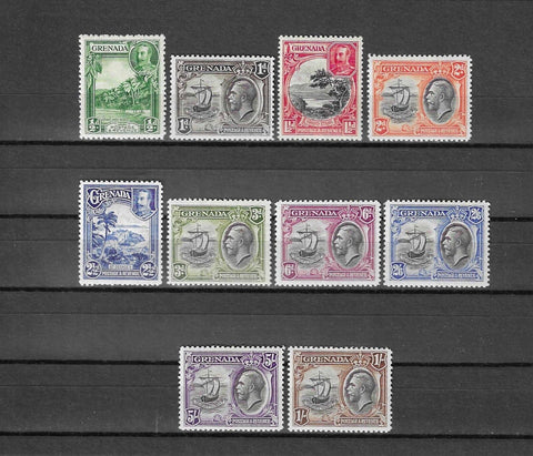 GRENADA 1934/36 SG 135/44 MLH £60