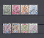 GAMBIA 1898/1902 SG 37/44 USED Cat £170