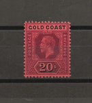 GOLD COAST 1913/21 SG 84 MINT Cat £180