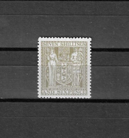 NEW ZEALAND FISCAL 1931/40 SG F185 MNH Cat £250