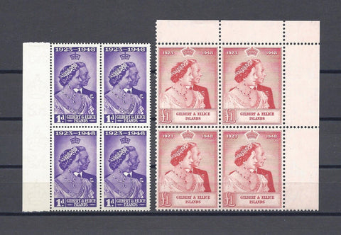 GILBERT & ELLICE ISLANDS 1949 SG 57/8 MNH Cat £66