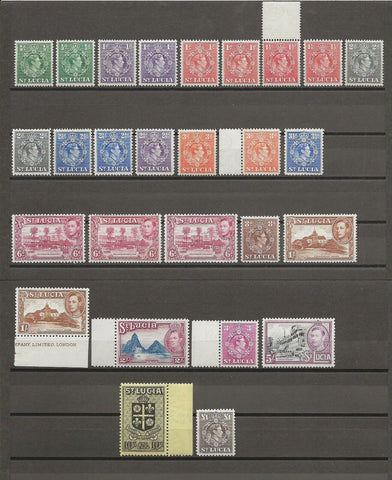 ST LUCIA 1938/48 MNH Cat £128a/41 MNH Cat £137.50