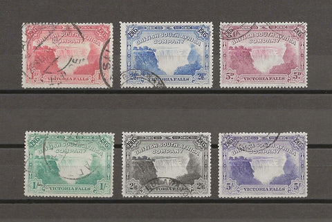 RHODESIA 1905 SG 94/99 USED Cat £325