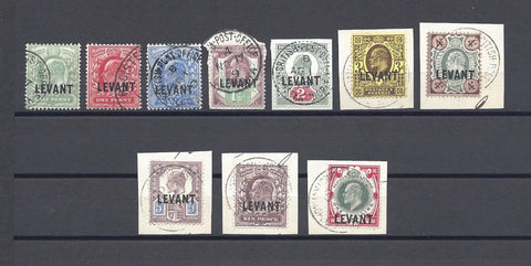 BRITISH LEVANT 1905/12 SG L1/10 USED Cat £200