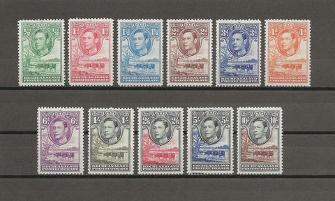 BECHUANALAND 1938/52 SG 118/28 MNH Cat £110