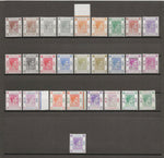 HONG KONG 1938/52 SG 140/62 MNH Cat £1100