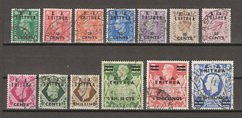 BOIC/ERITREA 1950 SG E13/25 USED Cat £95