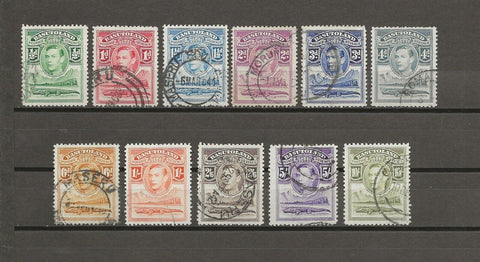 BASUTOLAND 1938 SG 18/28 USED Cat £48