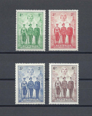 AUSTRALIA 1940 SG 196/9 MNH Cat £50