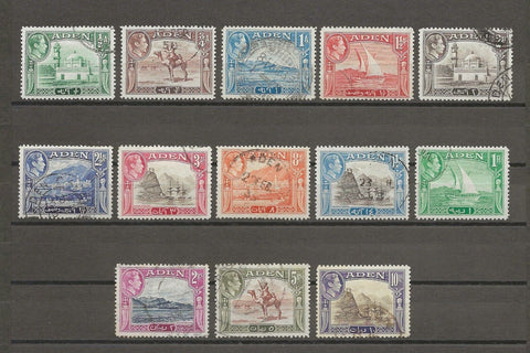 ADEN 1939/48 SG 16/27 USED Cat £45