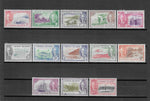 CAYMAN ISLANDS 1950 SG 135/47 MINT Cat £85