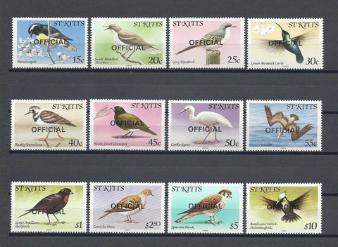 ST KITTS & NEVIS 1981 SG O11/22 MNH Cat £11.50