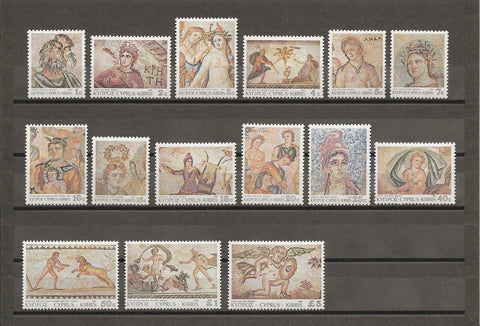 CYPRUS 1989 SG 756/70 MNH Cat £38