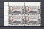 FALKLAND ISLANDS/FALKLAND ISLANDS DEPENDENCIES 1944/45 SG D6a MNH Cat £64