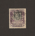 GAMBIA 1922/29 SG 139 USED Cat £475