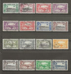 SIERRA LEONE 1938/44 SG 188/200 USED Cat £80