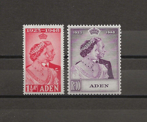 ADEN 1949 SG 30/31 MNH Cat £40.75