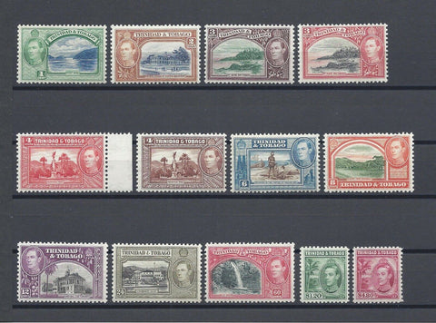 TRINIDAD & TOBAGO 1938/44 SG 246/56 MNH Cat £130