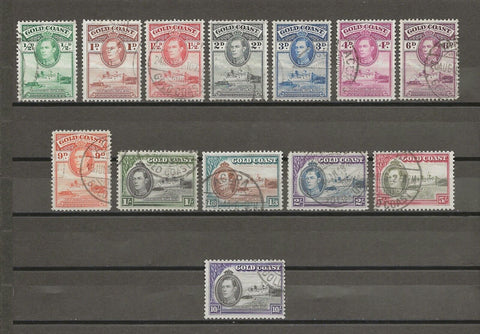 GOLD COAST 1938/43 SG 120a/32 USED Cat £70