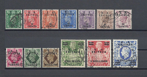 BOIC/ERITREA 1950 SG E13/25 USED Cat £95