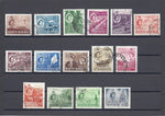 NORTH BORNEO 1954/59 SG 372/86 USED Cat £90