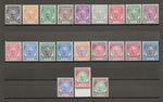 MALAYA/PAHANG 1950/6 SG 53/73  MNH Cat £120