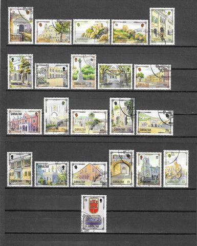 GIBRALTAR 1999 SG 695/708 USED Cat £55