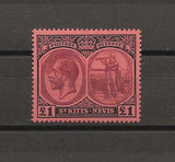 ST KITTS & NEVIS 1920/22 SG 36 MNH Cat £300