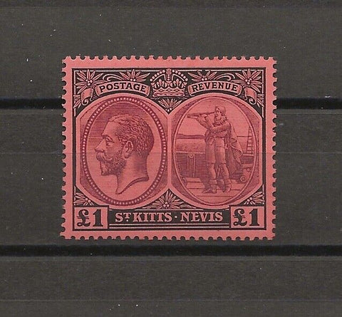 ST KITTS & NEVIS 1920/22 SG 36 MNH Cat £300