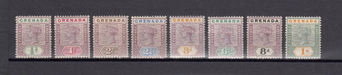 GRENADA 1895/1899 SG 48/55 MINT Cat £120