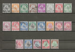 MALAYA/NEGRI SEMBILAN 1949/55 SG 42/62 USED Cat £160