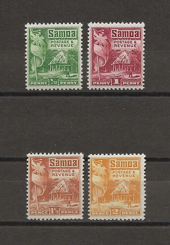 SAMOA 1921 SG 149/52 MNH Cat £20