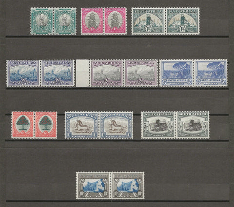 SOUTH AFRICA 1933/48 SG 61d/64ca MNH Cat £300